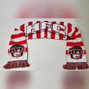 Highland Football Club Reversible Acrylic Fringed Striped  Scarf**Red/Black**NEW
